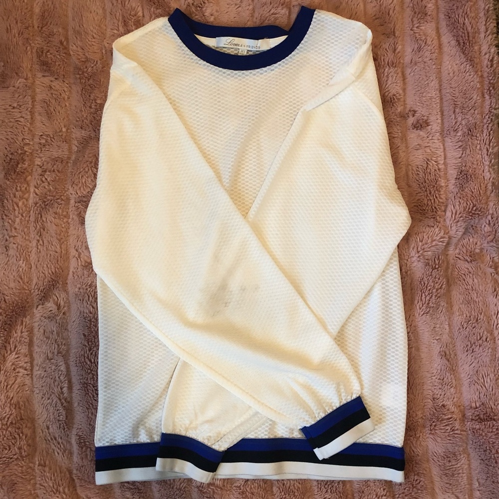 Lovers + Friends Varsity Top Sz XS
